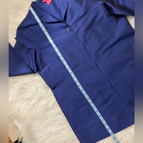 Sunny Leigh Blue Silk Blouse - Picture 12 of 13